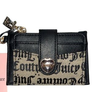 Juicy Couture Black and Tan Women's Wallet